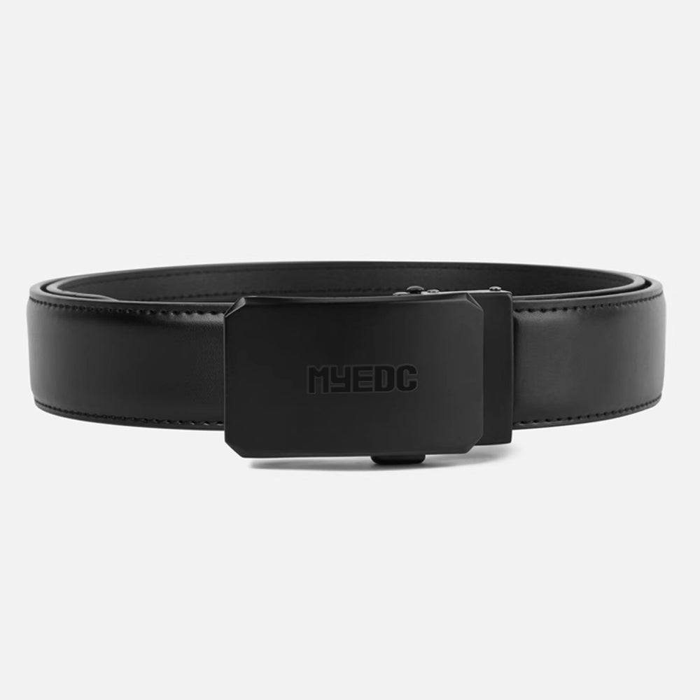 MYEDC Leather Ratchet Belt Men