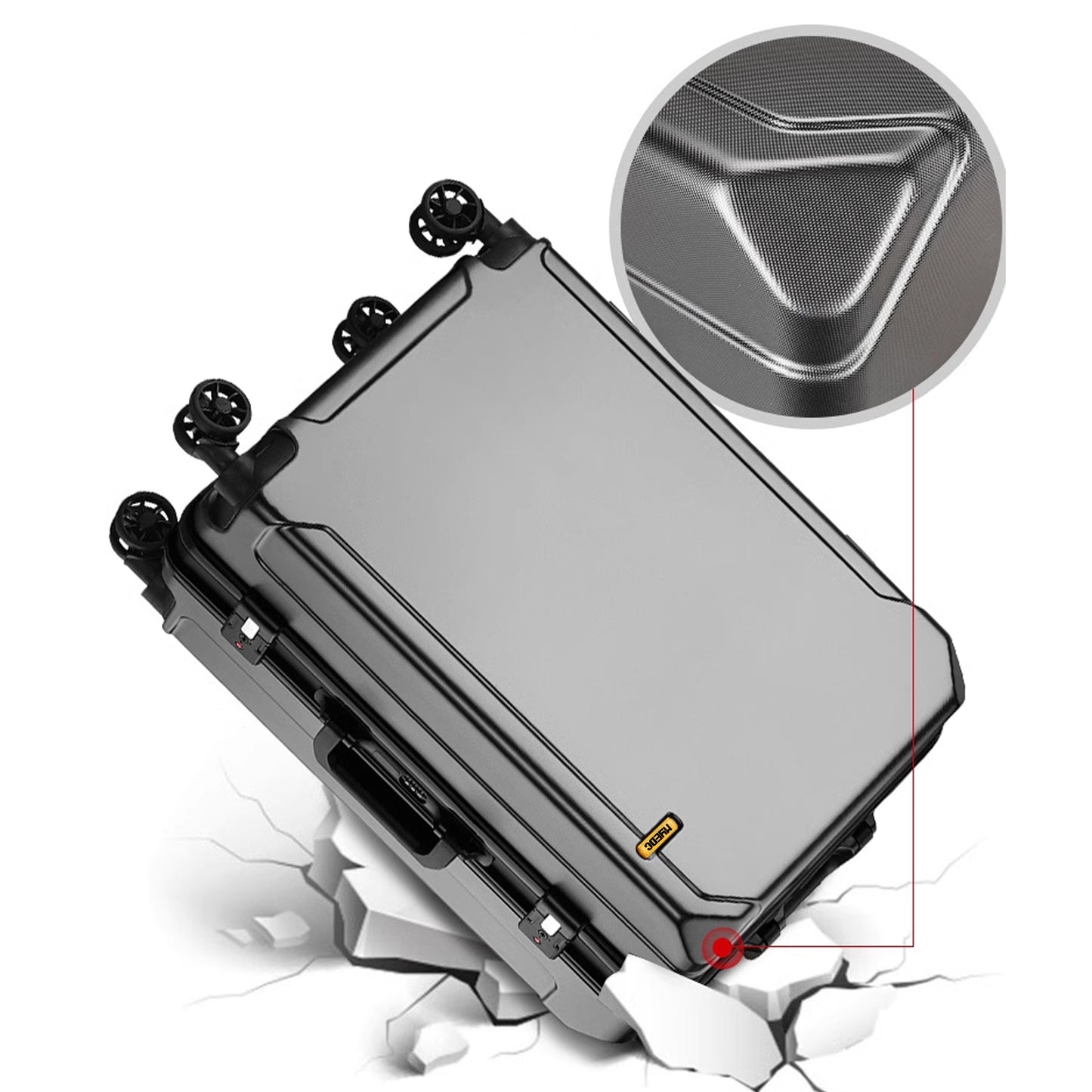 MYEDC Rolling Carry on Luggage Airline Approved