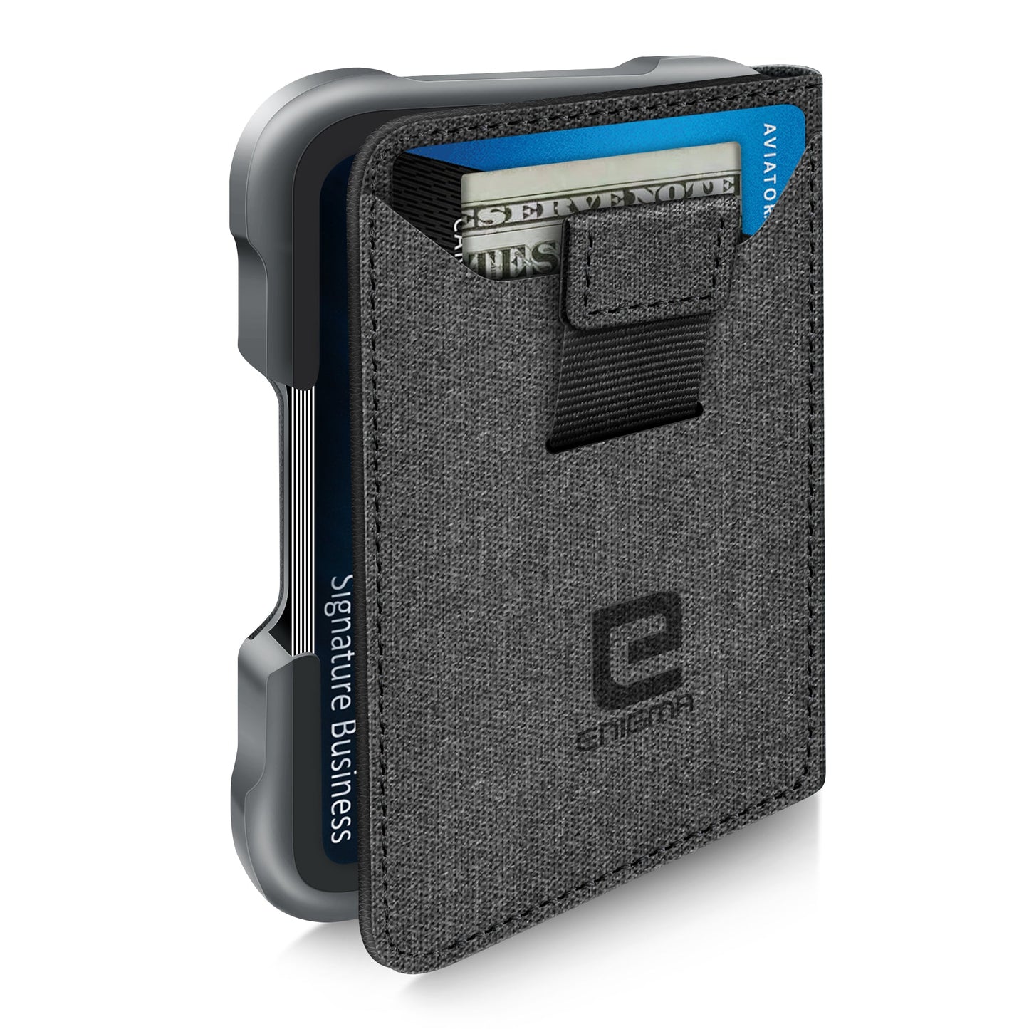 H03 - Minimalist RFID Blocking Wallet for Men - Grey