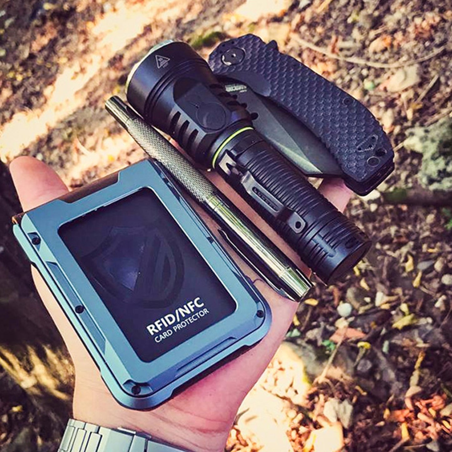 I09 - Wallet for Men - Carbon Fiber