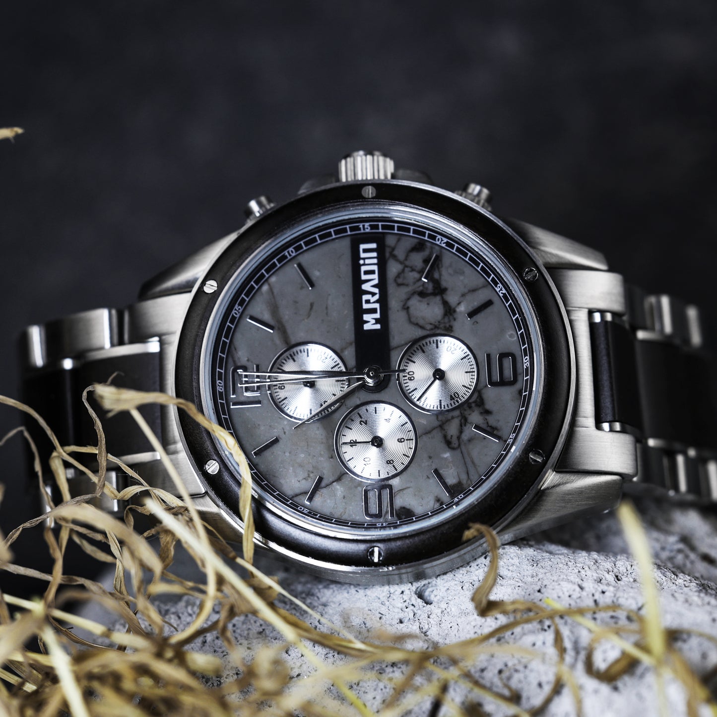 OS30 Mens Mechanical Steel Watches Black & Black Sandal