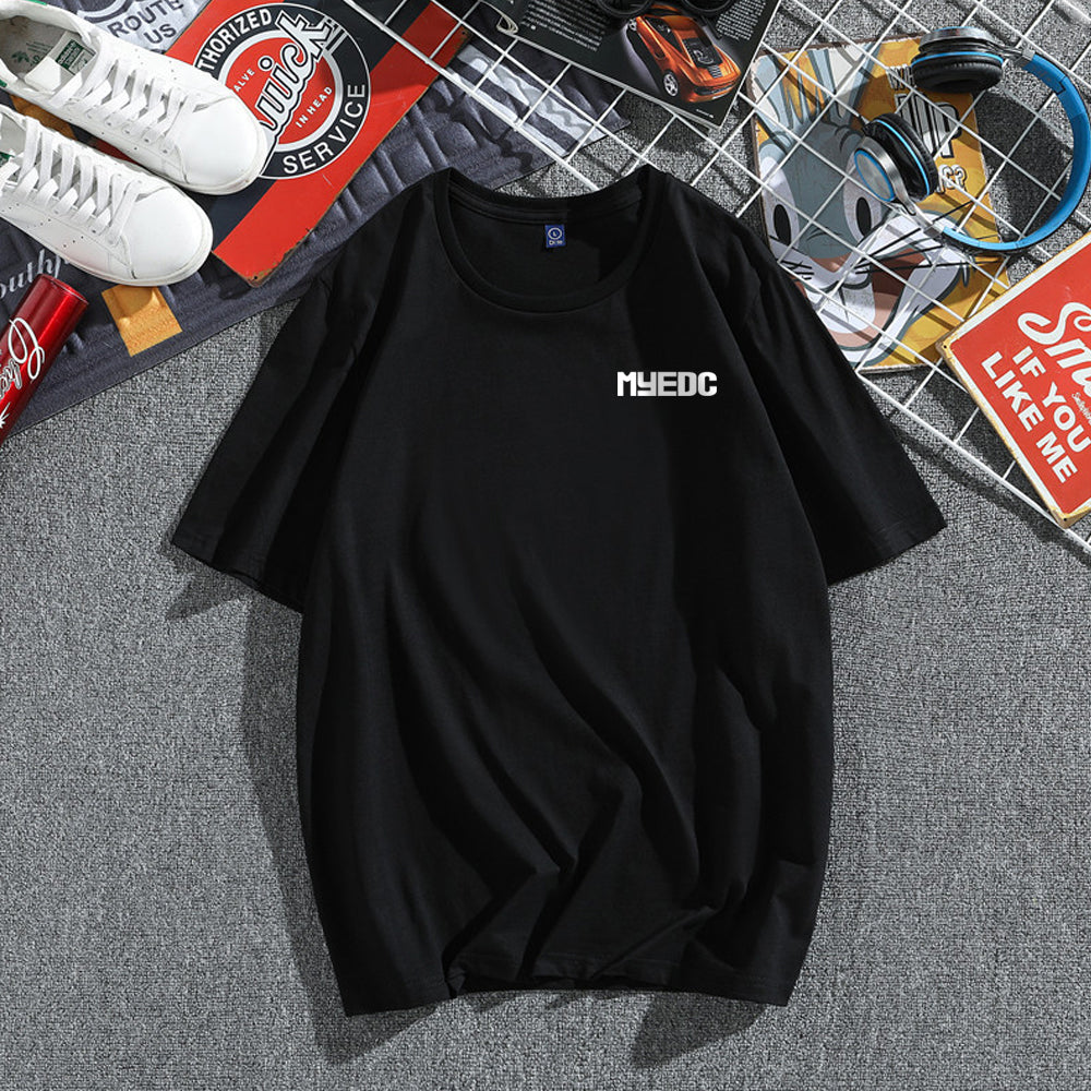 MYEDC Men's Eversoft Cotton Stay Tucked Crew T-Shirt