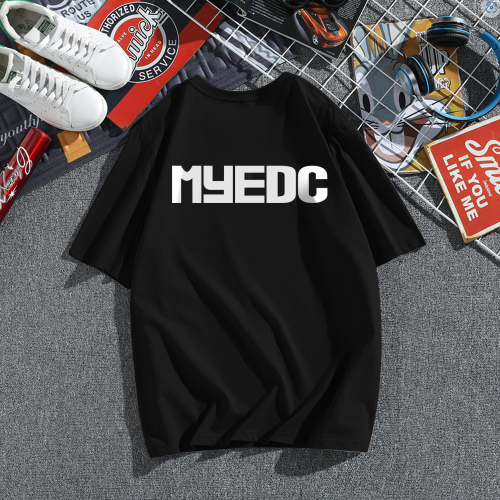 MYEDC Men's Eversoft Cotton Stay Tucked Crew T-Shirt