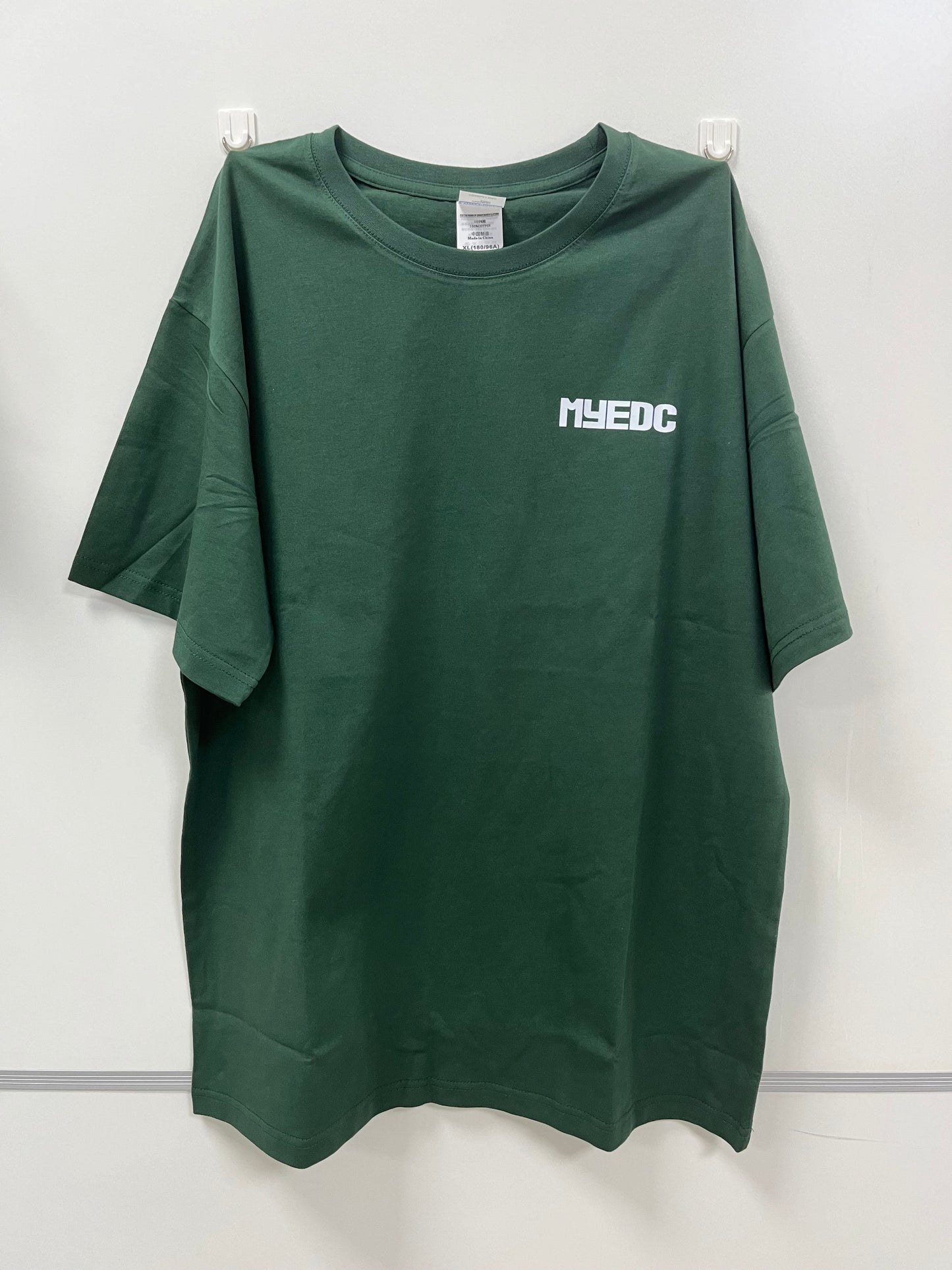 MYEDC Men's Eversoft Cotton Stay Tucked Crew T-Shirt