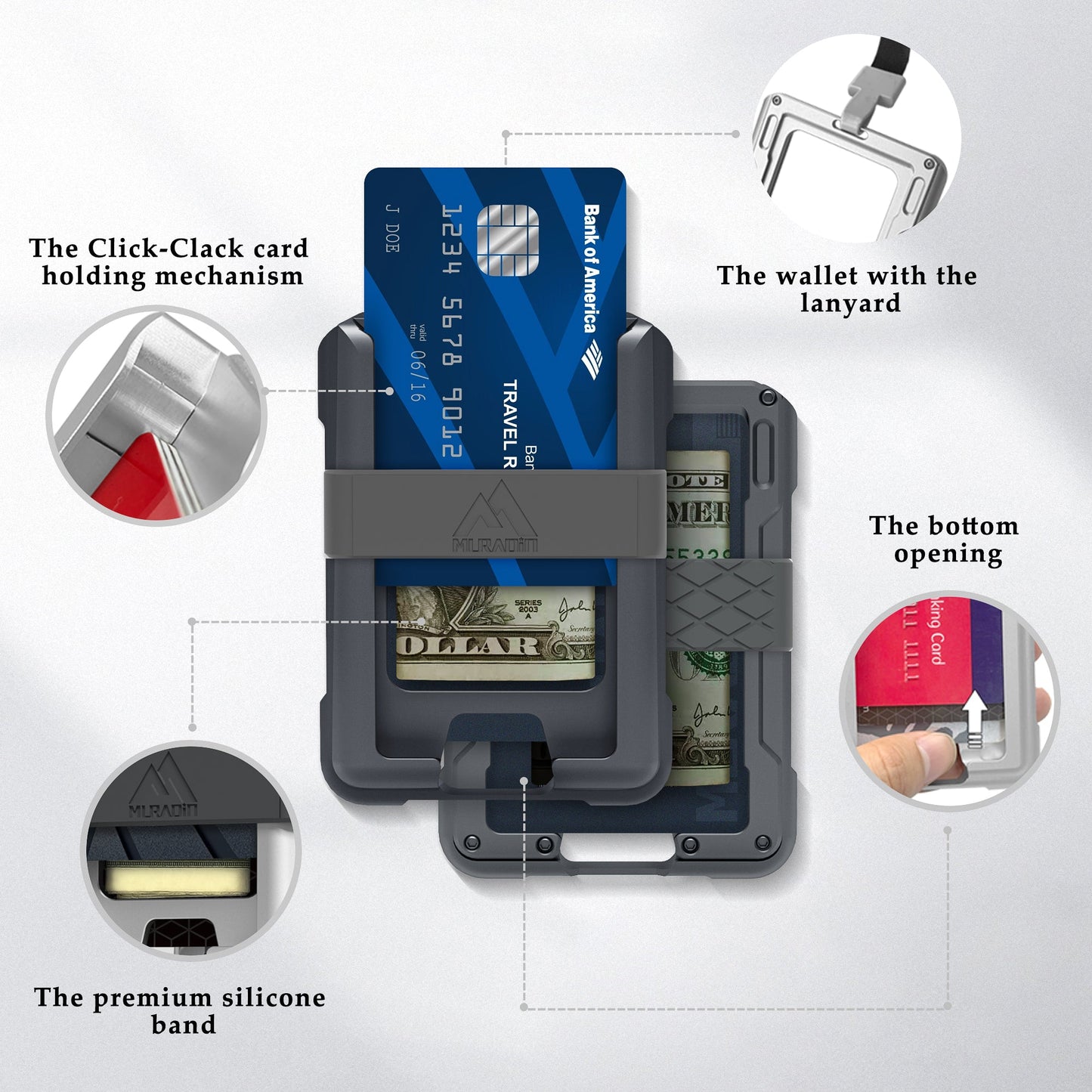 aluminum wallet