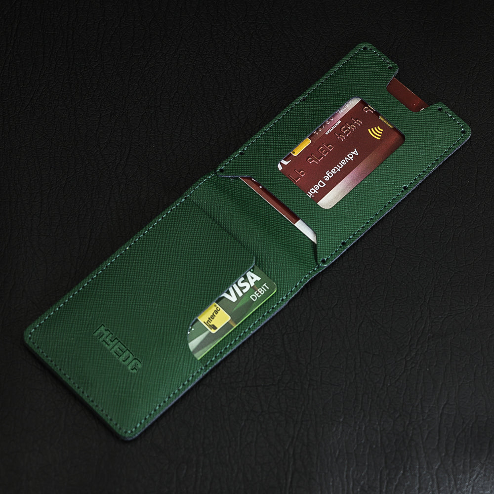 MYEDC Genuine Leather Bifold Wallet