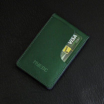 MYEDC Genuine Leather Bifold Wallet